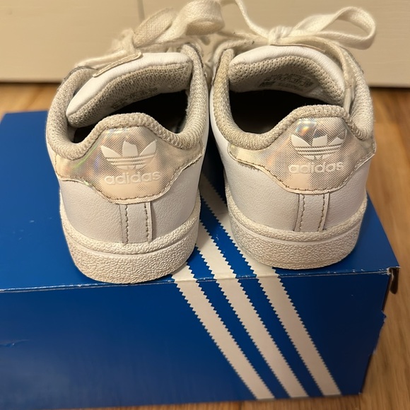 Adidas toddler girl superstar 1 sneakers size 7 - Picture 6 of 8